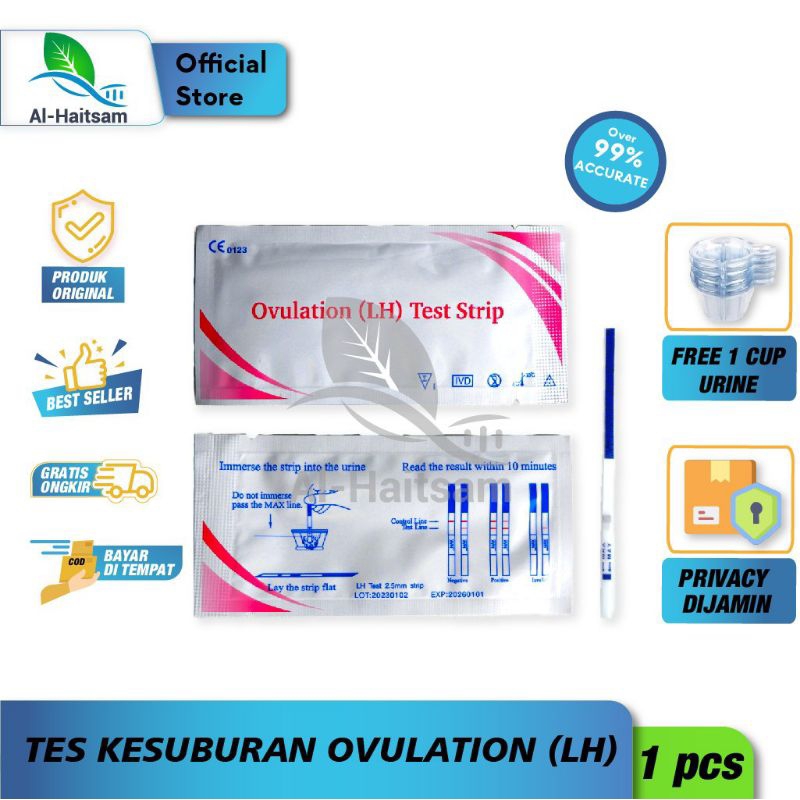 Alat Tes Kesuburan Wanita Ovulation LH Test Tespeck Kesuburan Wanita Masa Subur