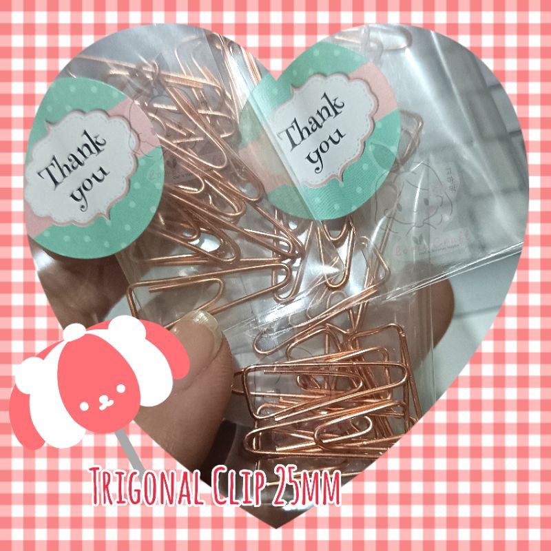 

Trigonal Klip 25mm Rose Gold