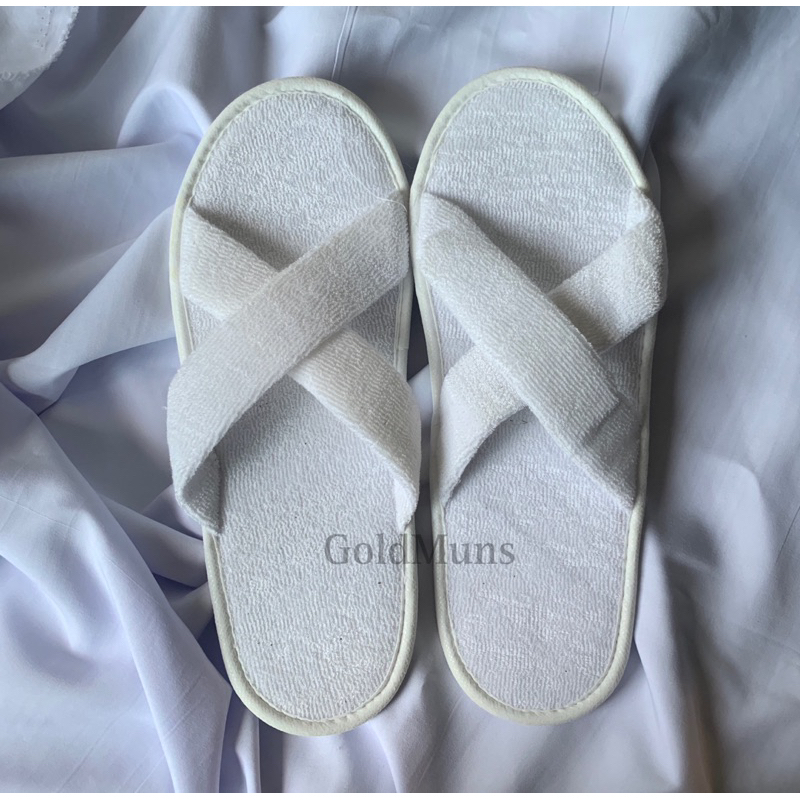 Sandal Selop / Sandal Handuk Selop Rumahan / Sandal Rumah / Sandal Hotel