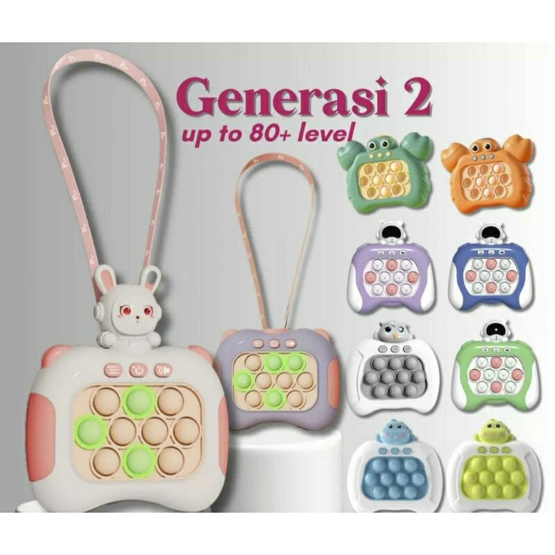 pop it viral / pop it generasi 2 / pop it nyala / mainan viral 2023
