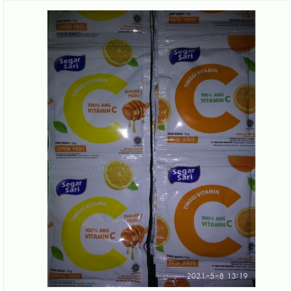 

segar dingin minuman vitamin C 12gram