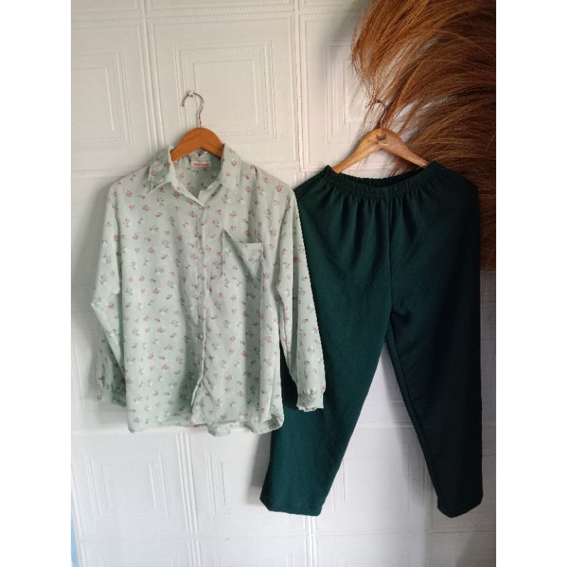 SETCEL CRINKEL//SETCEL KEMEJA//SETCEL MOTIF