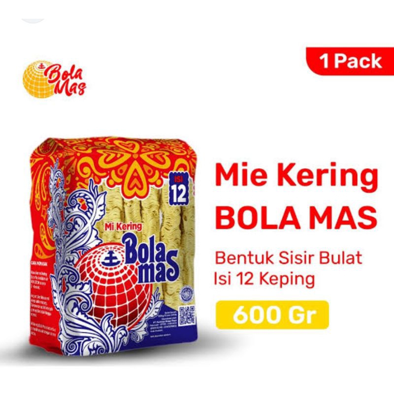 

MIE KERING BOLA MAS 600gr