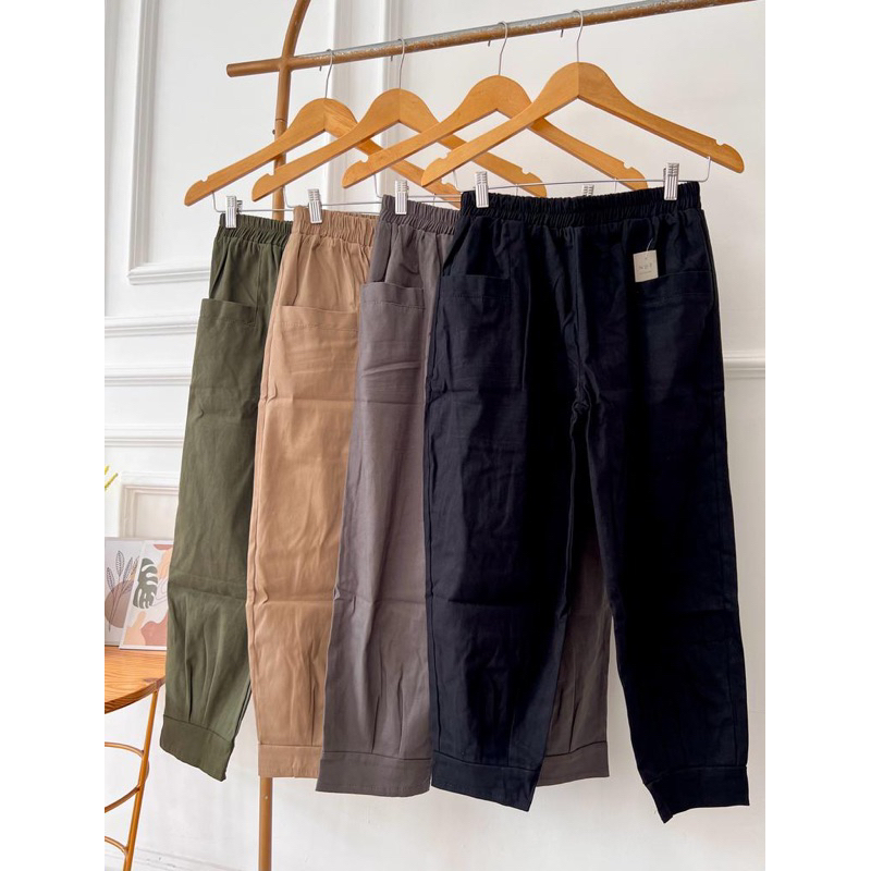 Yerin Pants // Celana Korean look Bahan Twill tebal