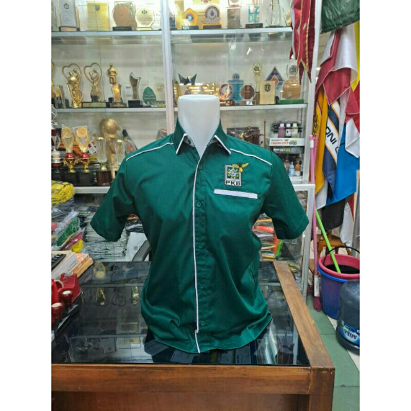 keneja partai PKB pendek hijo / baju pkb