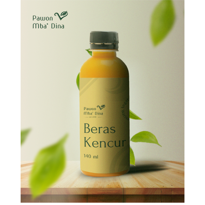 

Pawon Mba' Dina Jamu Beras Kencur 140mL