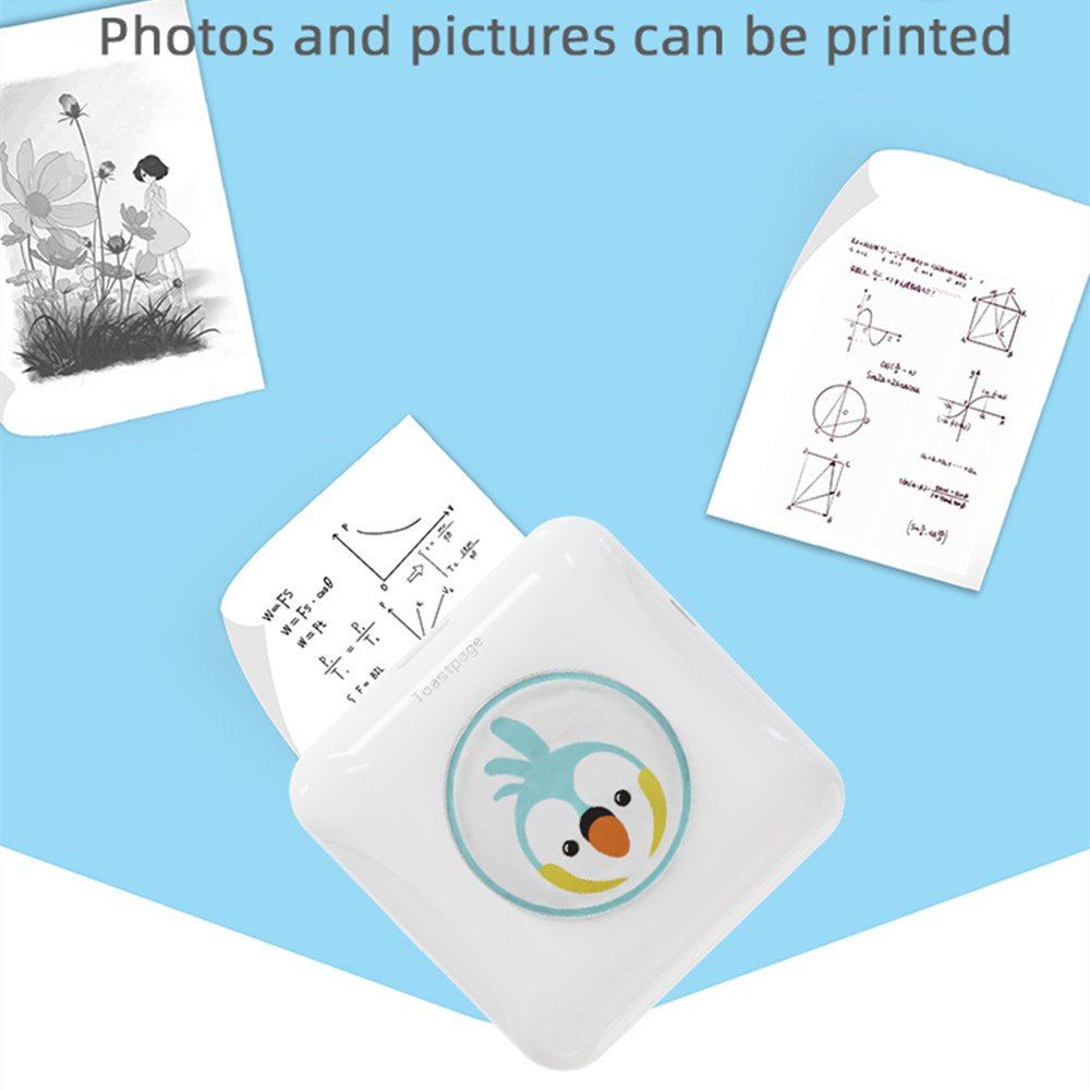A2 Thermal Label Printer Printer Label Termal Portabel dengan Teknologi Bluetooth Nirkabel dan