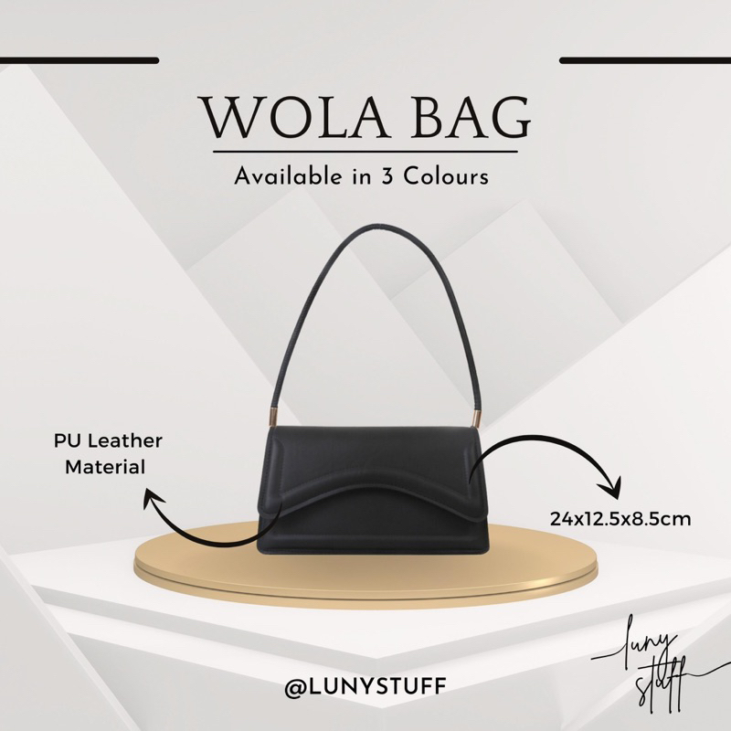 WOLA BAG - TAS FASHION SELEMPANG WANITA SHOULDER BAG TAS BAHU