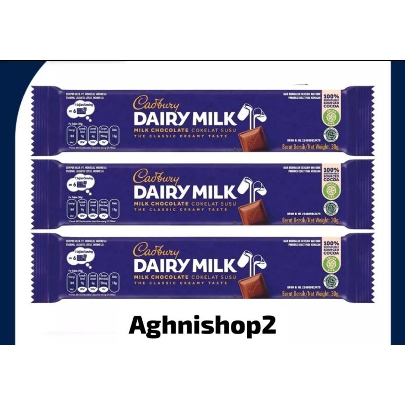 

Cadbury Dairy Milk Chocolate Original 30g