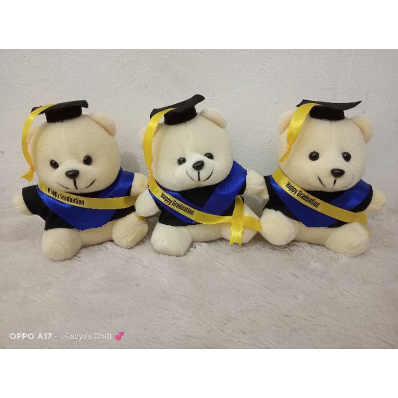 BONEKA WISUDA VELBOA MINI -/+ 14 15CM BONEKA BUKET/KADO WISUDA BONEKA MAINAN ANAK PEREMPUAN