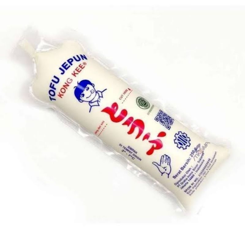 

kong kee kongkee tahu tofu sutera sutra silken jepun jepang polos putih 250gr