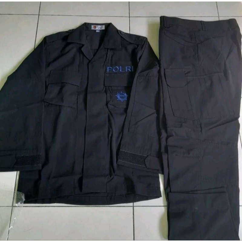seragam pdl jatah polri tactical brimob