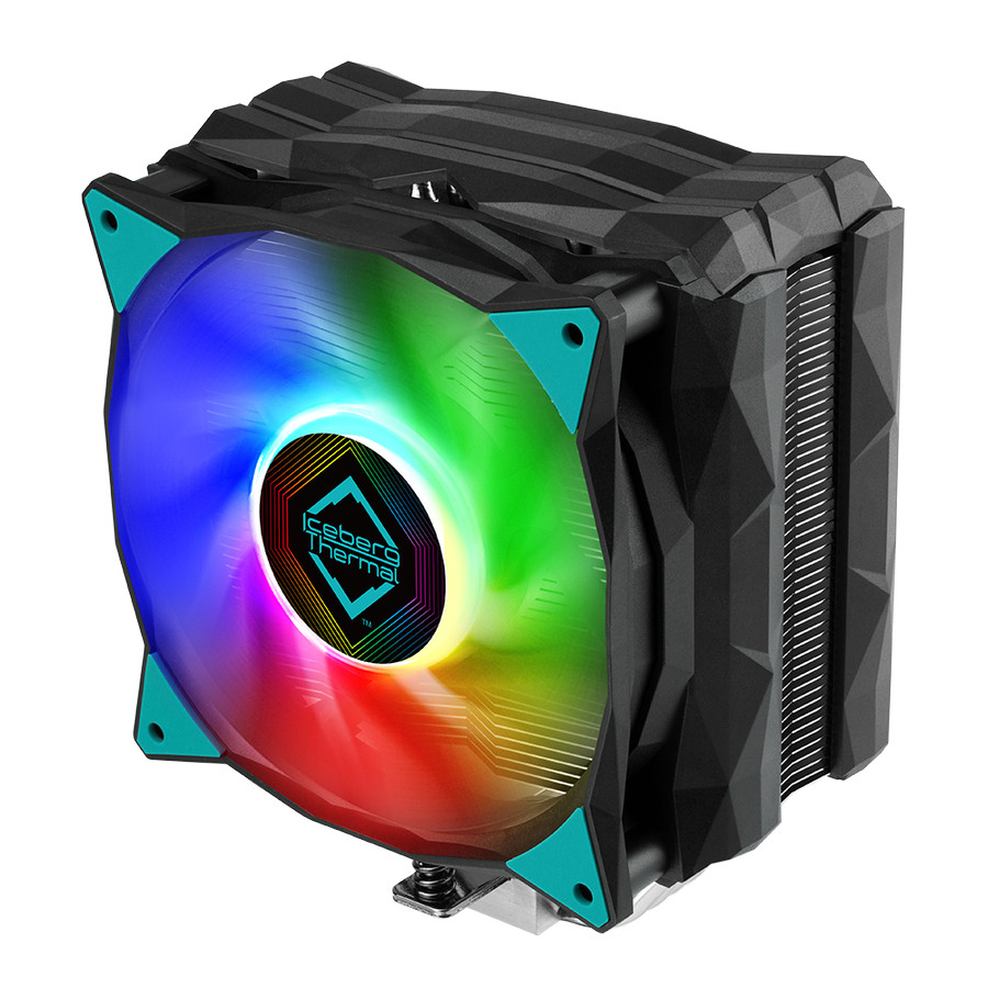 IceSLEET G4 OC ARGB Black HEATSINK COOLER PC BERGARANSI INTEL AMD CPU Cooling Fan