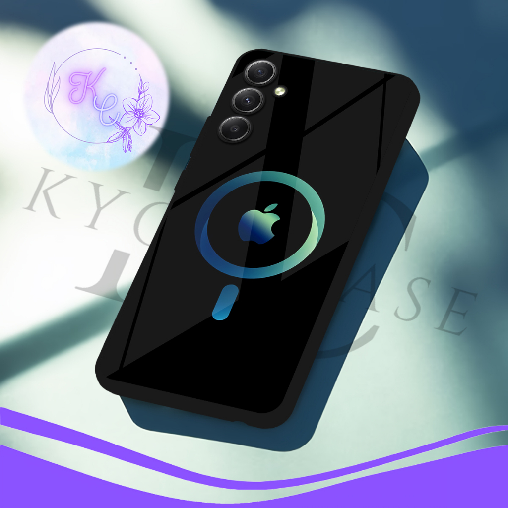 |GG12| KYON CASE SAMSUNG A24 A34 A54 M14 GLOSSY KILAU EFEK KACA | BAHAN CASING SOFTCASE & HARDCASE |