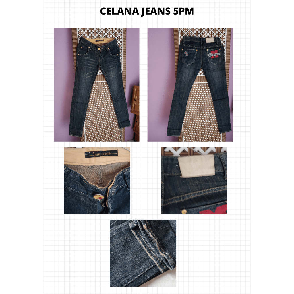 preloved celana jeans 5PM