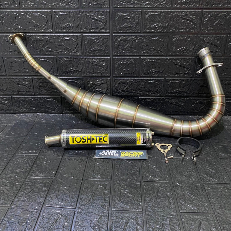 Knalpot Rx King Repsol Toshtec Carbon Stainles