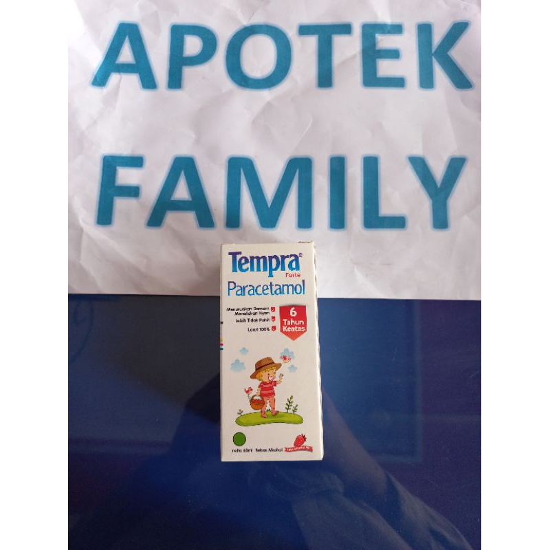 Tempra Forte Sirup 60 Ml / Paracetamol 250 Mg / Anak 6 Tahun Ke Atas / Rasa Strawberry /