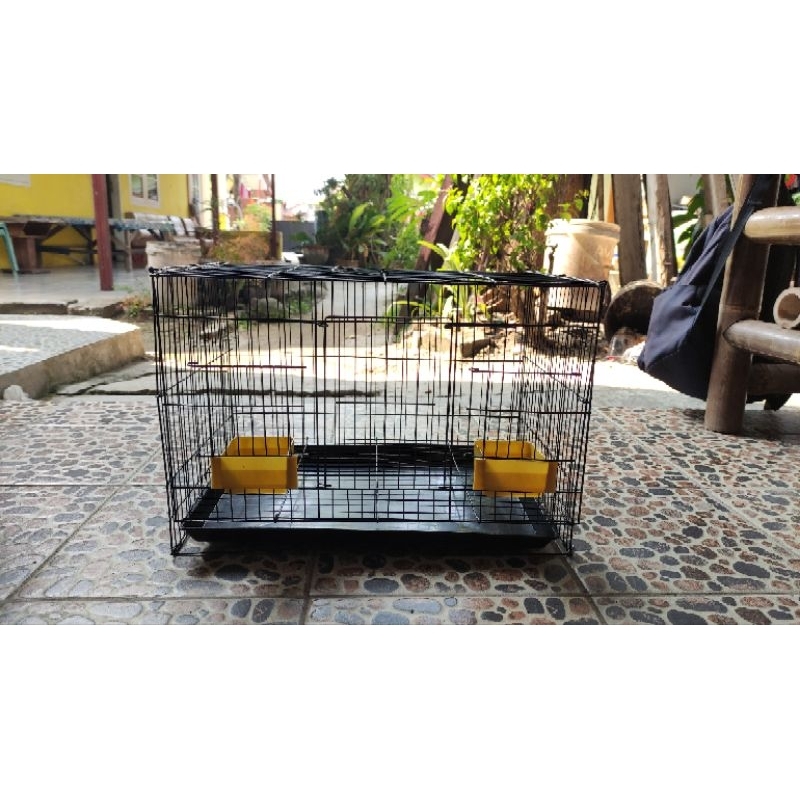 Sangkar Kandang Besi Umbaran Tebal Lipat Kotak