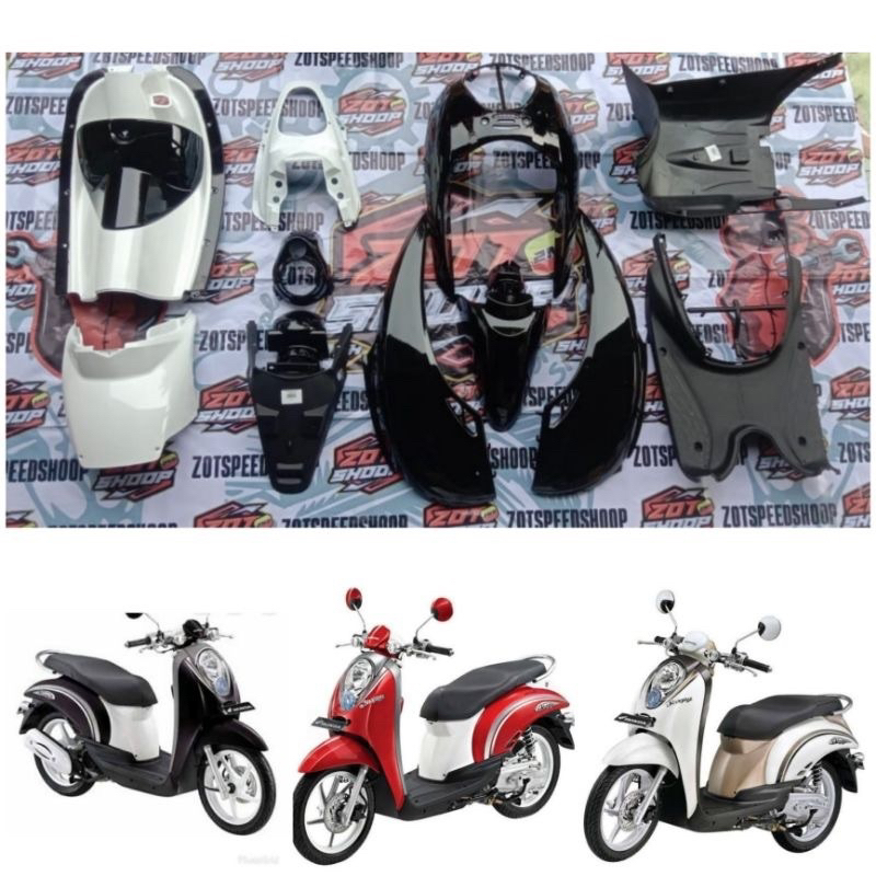 COVER BODY BODI FULL BODY SCOOPY KARBU 2010 2011 2012