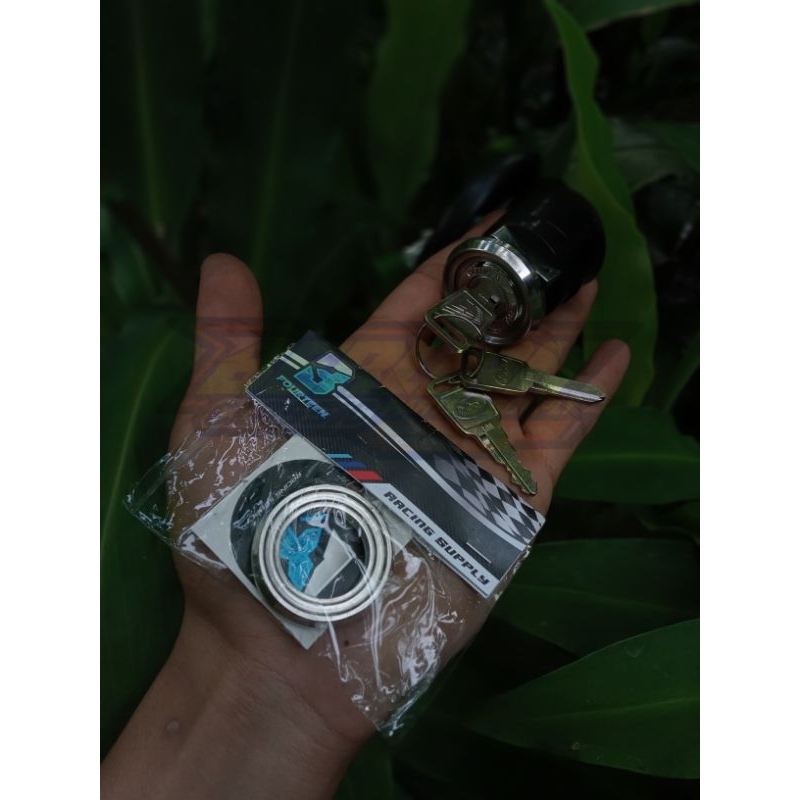 Ring Manisan Kunci Kontak stainless CB/GL PNP segitiga atas Ninja