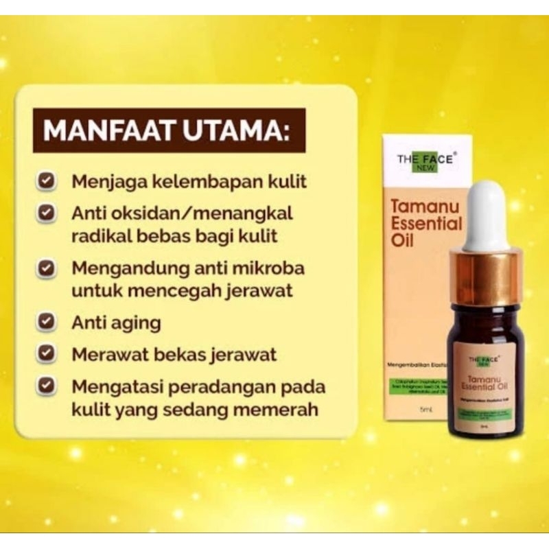 Serum Tamanu Essentials oil original||serum the face bpom