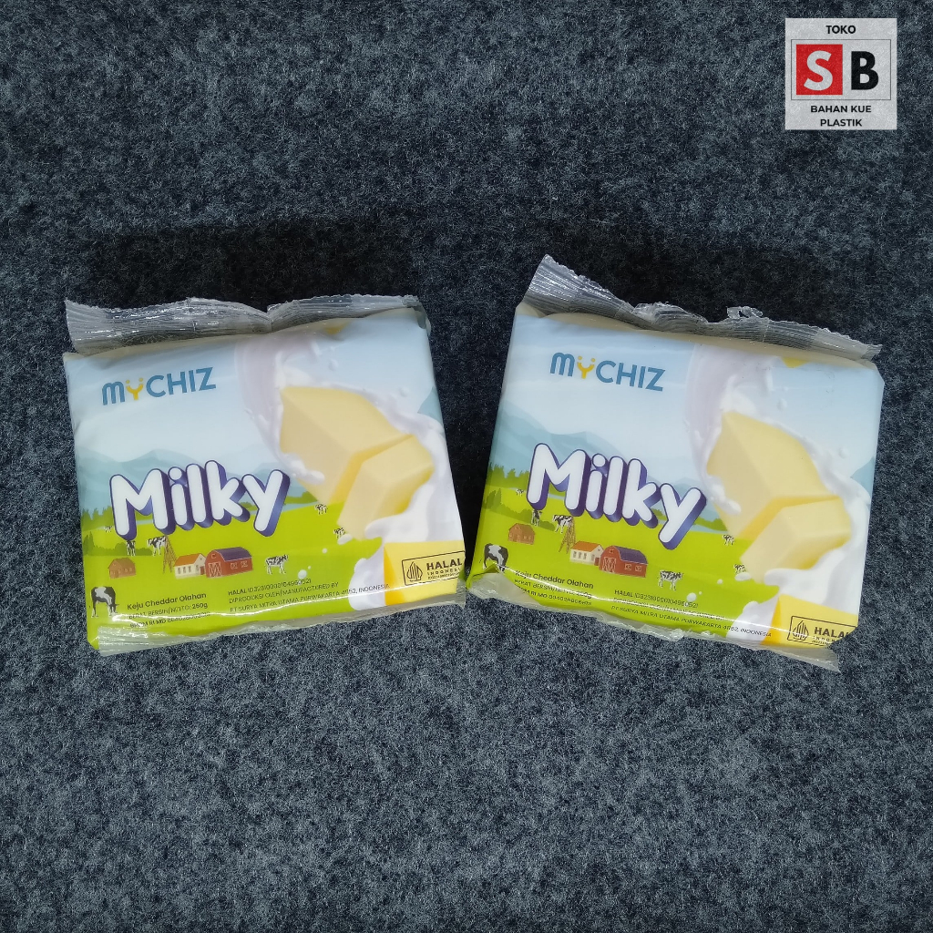 

MYCHIZ MILKY CHEDDAR OLAHAN 250GR/ KEJU MYCHIZ 250GR