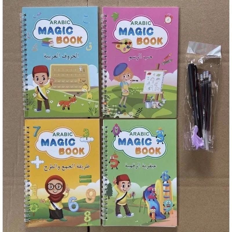 Sank magic book hijaiyah buku belajar menulis anak hjaiyah