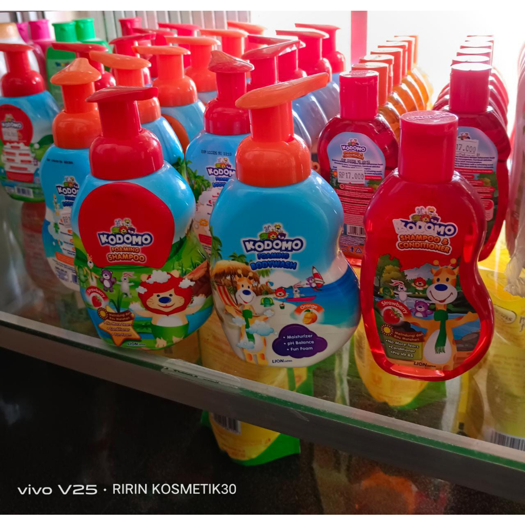 KODOMO Foaming Shampoo, Bodywash, Shampoo & Conditioner