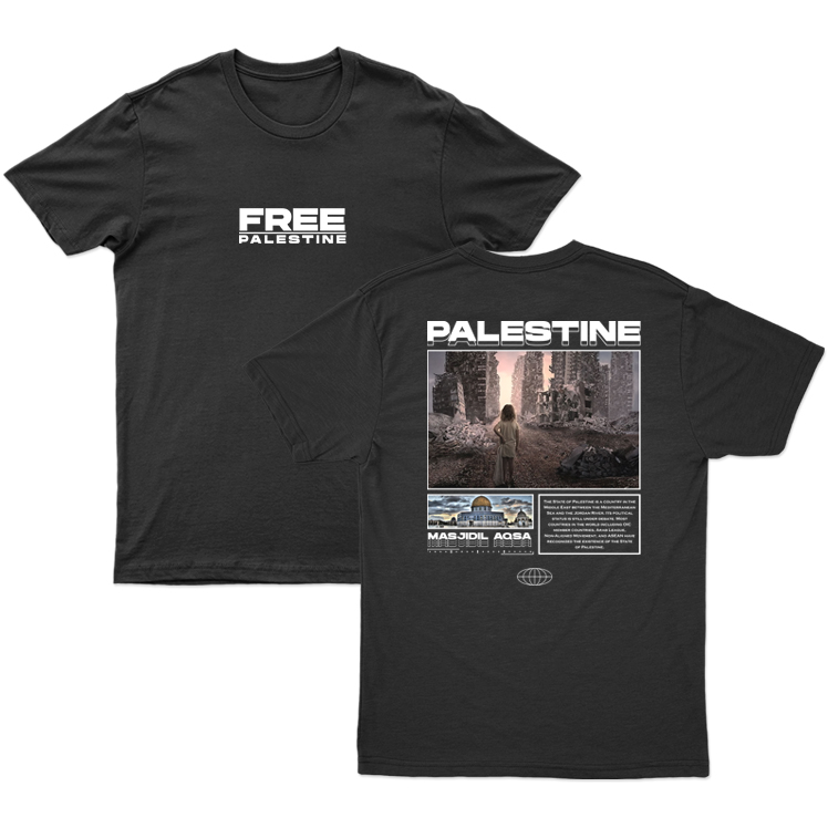 Kaos Dakwah Islami Streetwear Murah Free Palestine