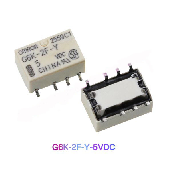 SMD G6K-2F-Y Signal Relay 8PIN untuk Omron Relay 5V & 12V