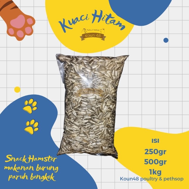 Kuaci Hitam Kiloan Kuaci Hamster Kuaci Lovebird