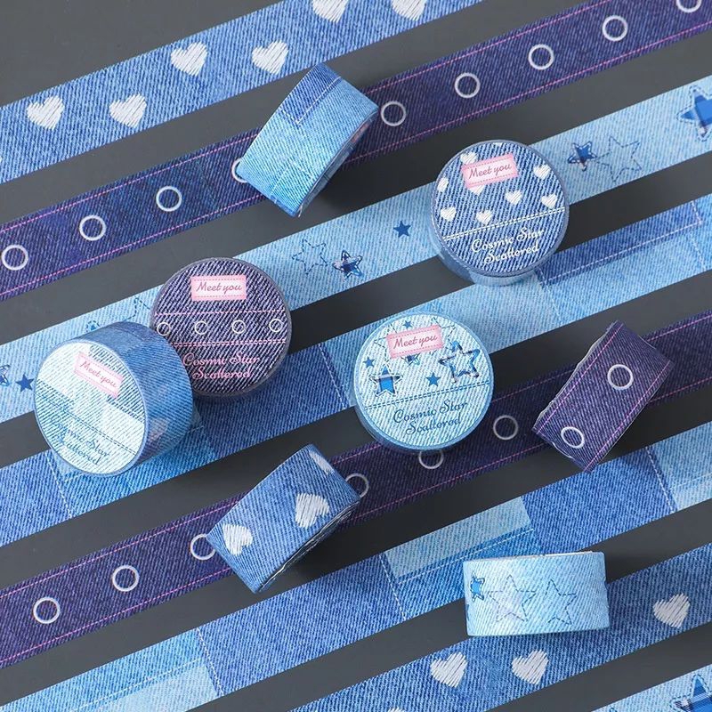 

Washi Tape Jeans Meet You Cosmic Star Scattered Solatip Kertas asternoon.id