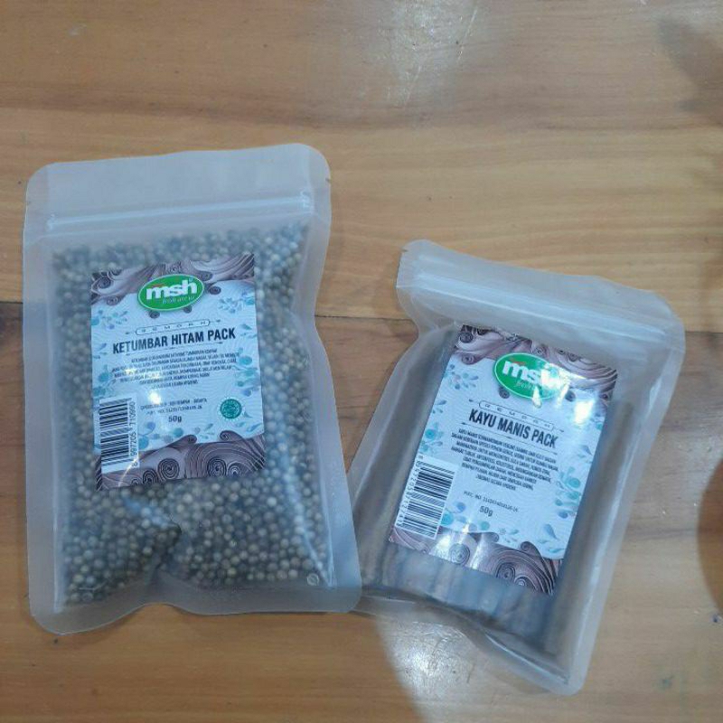 

MSH Rempah Ketumbar Hitam | Kayu Manis Batang | Habatussauda dan Madu Mix 50gr