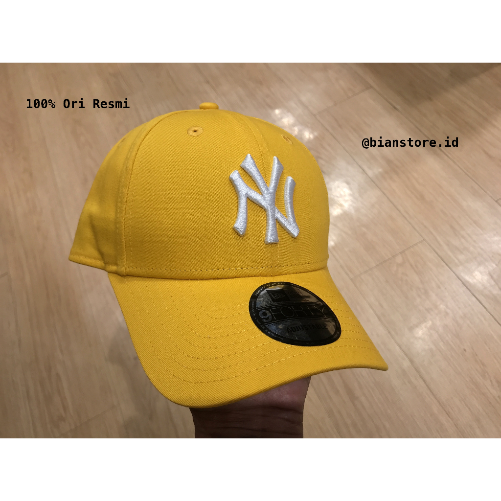 Topi New Era 9Forty Color Era New York Yankees Mellow Yellow Cap 100% Original Resmi