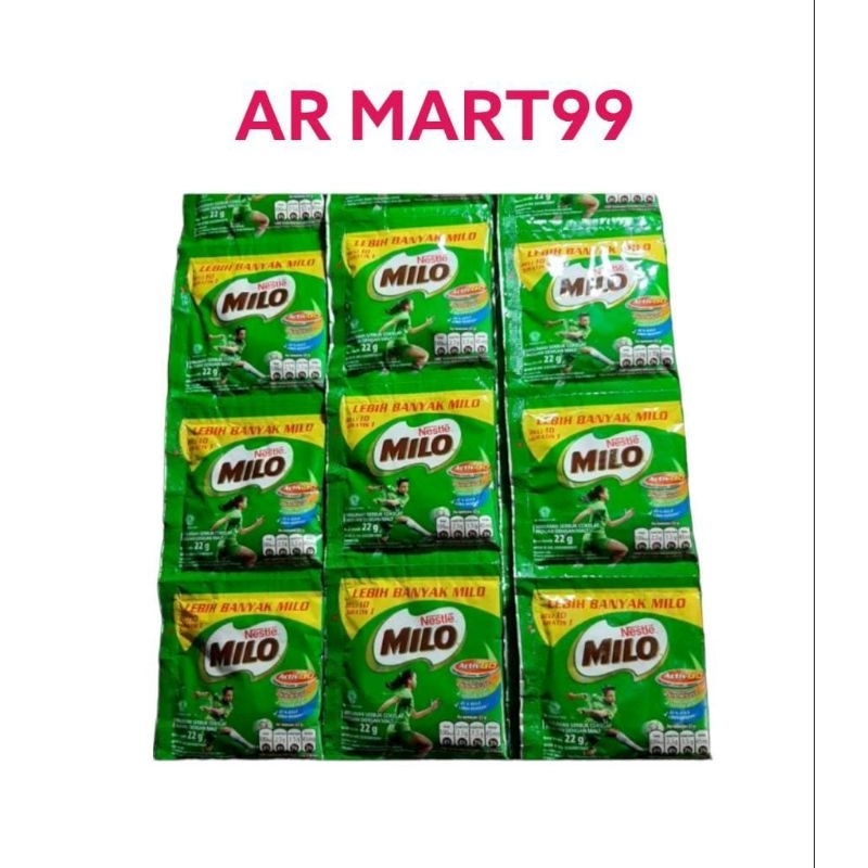 

SUSU MILO RENTENG COKLAT SERBUK 10 PCS+1 PCS