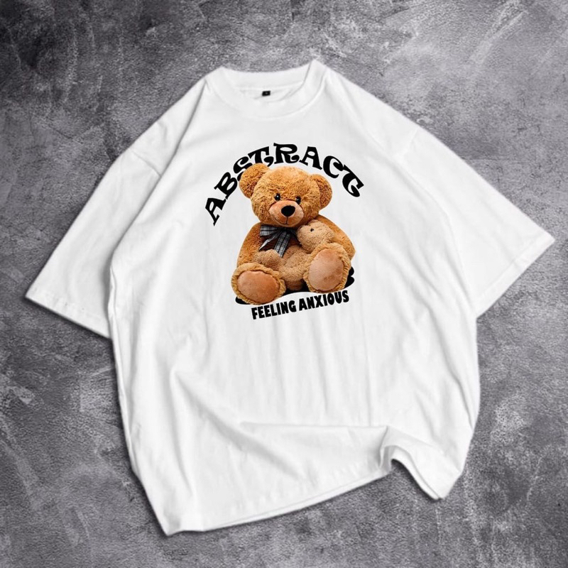 Kaos Oversize Wanita Abstrack Feeling Anxious