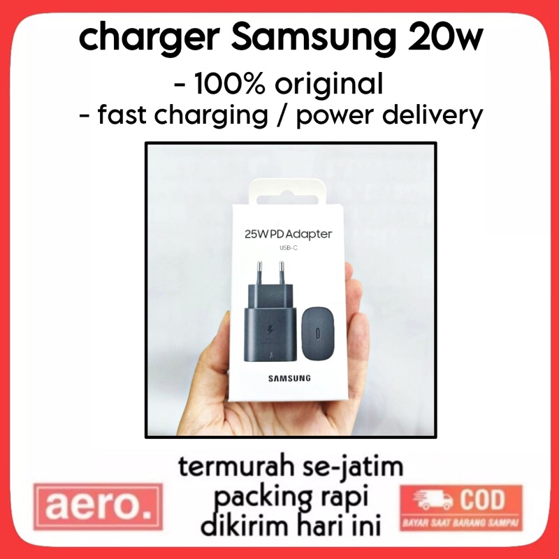 adaptor charger Samsung 25w type c