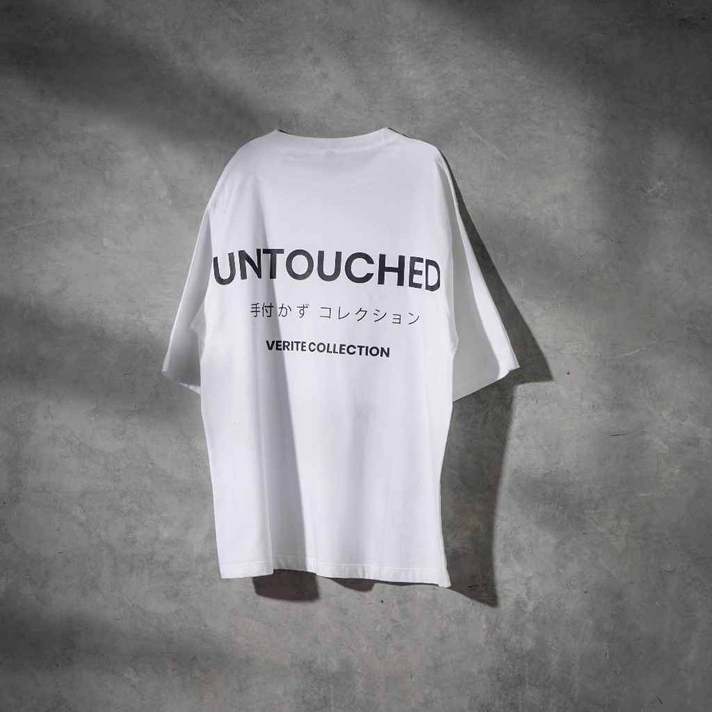 Verite Baju Oversize Unisex Hitam - Verite Untouched (100% Cotton) - S