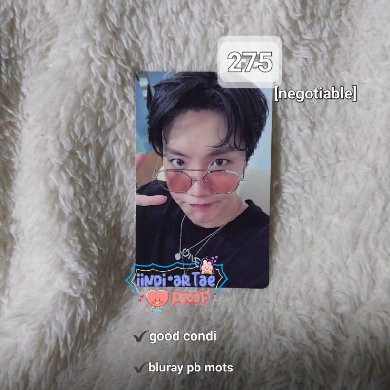 Photocard Jhope Bluray PB mots