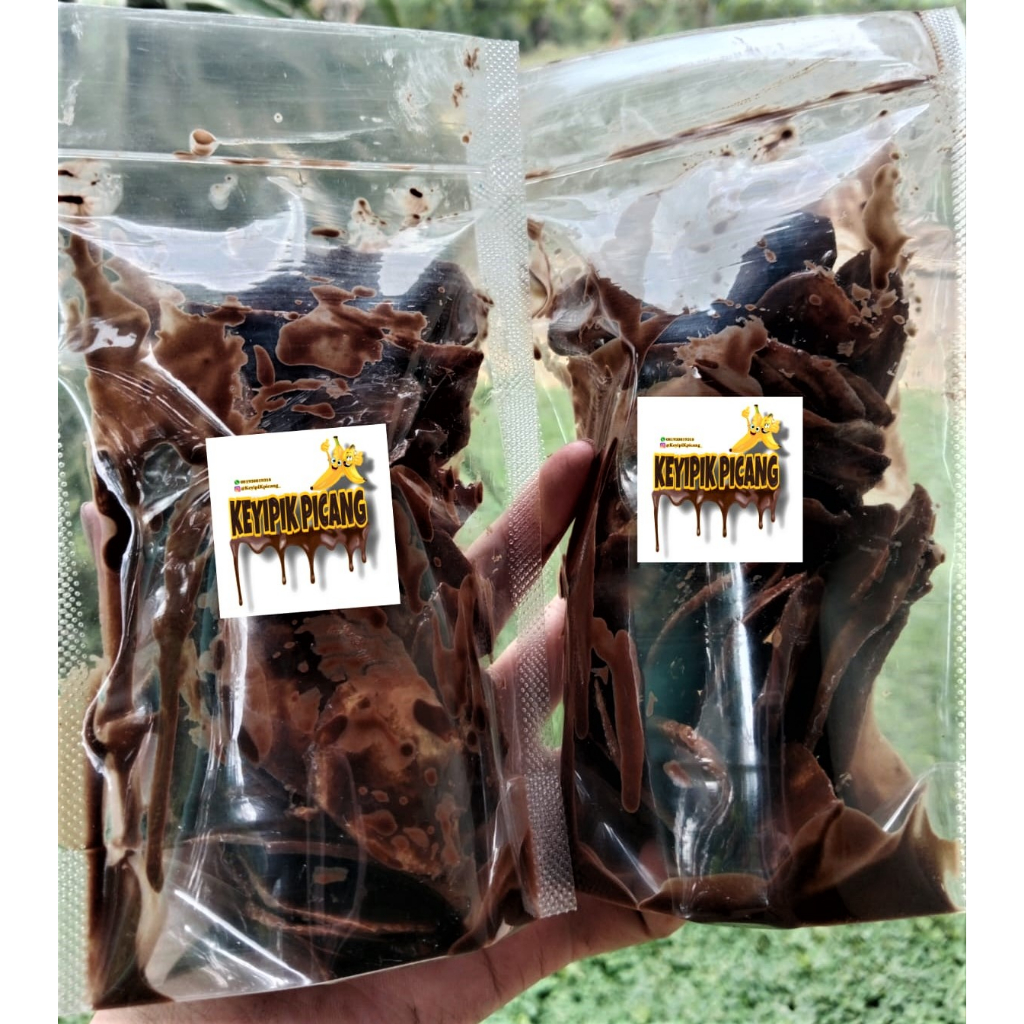 Kripik Pisang Coklat Lumer / Keripik pisang coklat 100 gr Khas Lampung