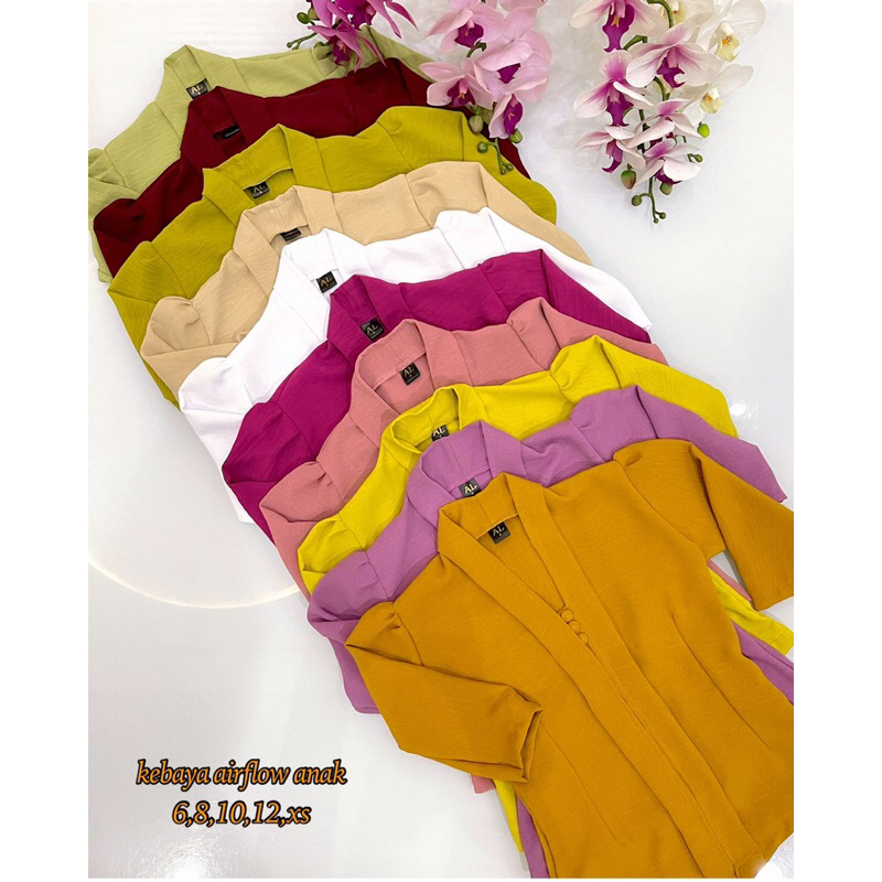 KEBAYA KARTINI AIRFLOW ANAK / KEBAYA JADI ANAK BALI