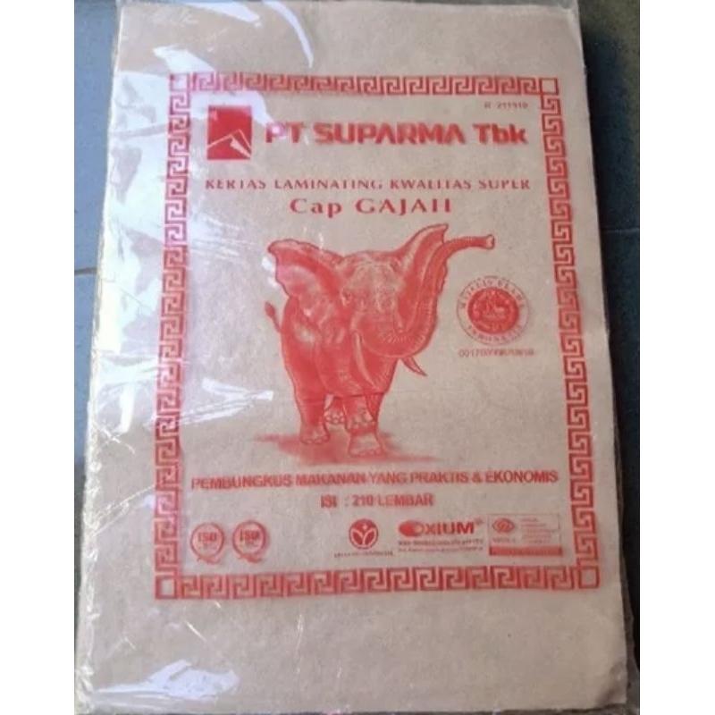 Kertas nasi cap gajah merah