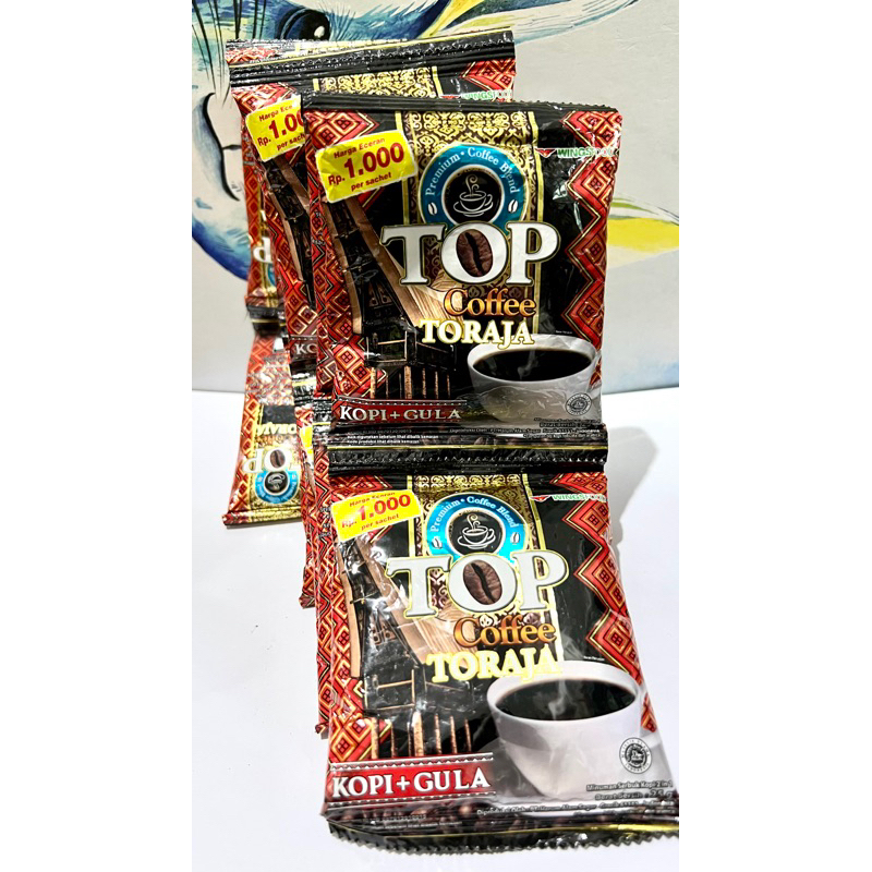 

TOP COFFE TORAJA ISI 12X25 GR
