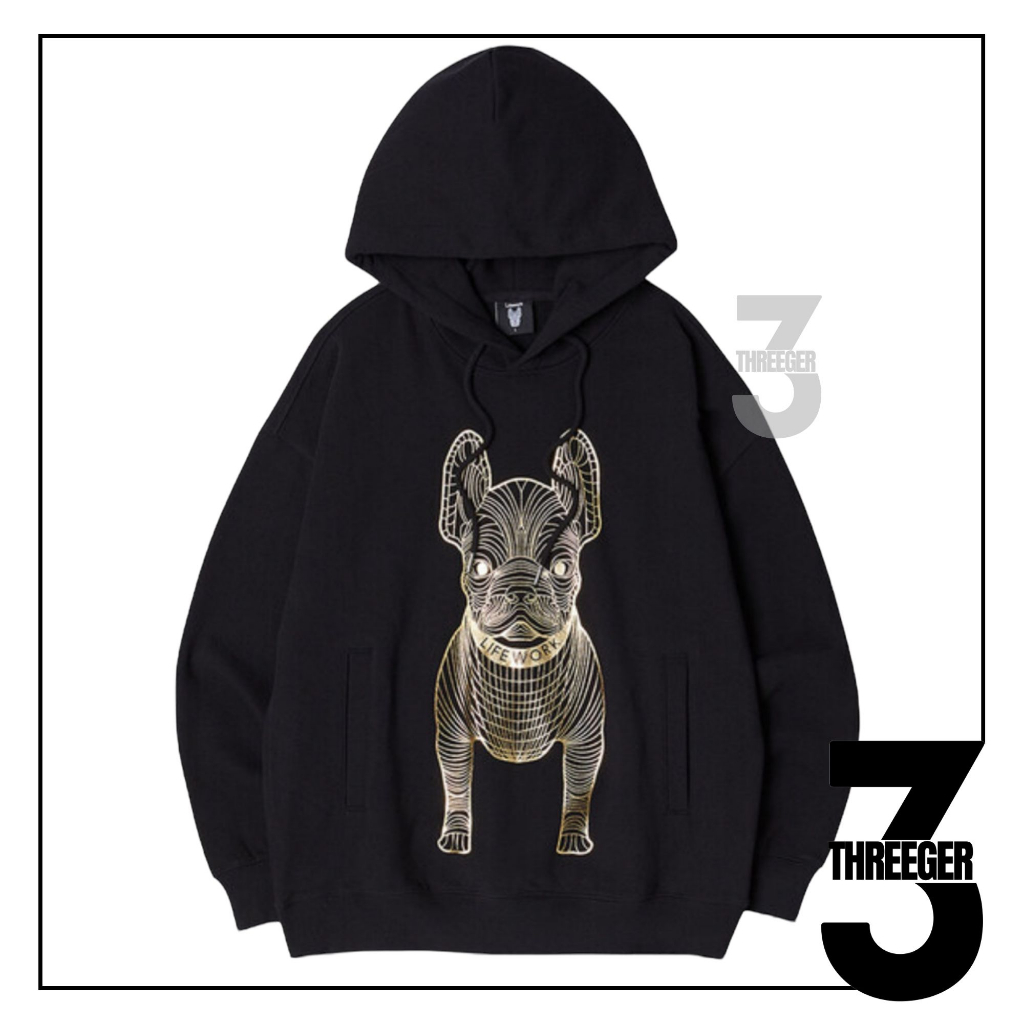 lifework Gold Radog Hoodie Black Original