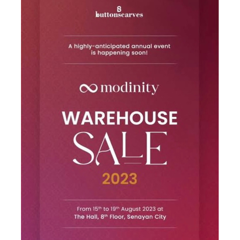 BUTTONSCARVES AS IS WAREHOUSE SALE