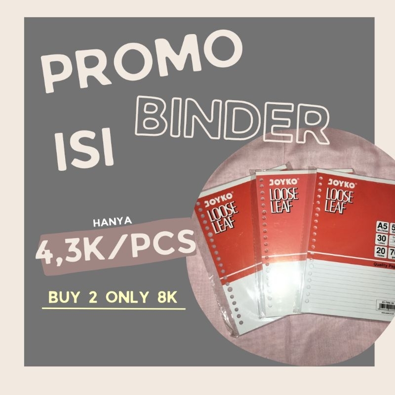 

Ready Loose Leaf Isi Binder A5