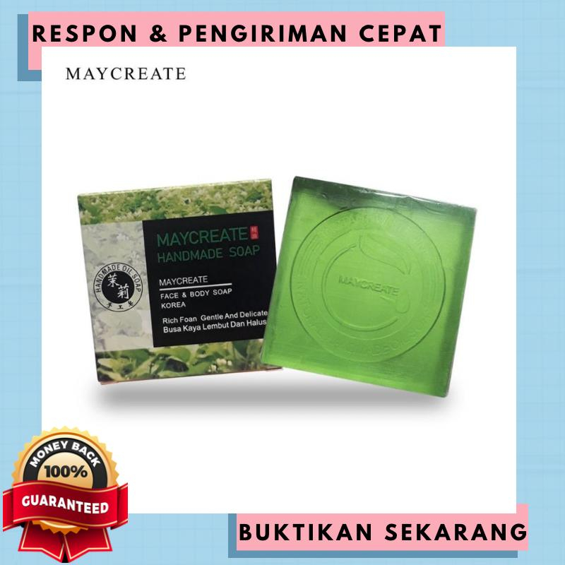 [BPOM] SABUN MAYCREATE / MAYCREATE FACE AND BODY SOAP KOREA / 100% Original / SABUN PEMUTIH KULIT WA