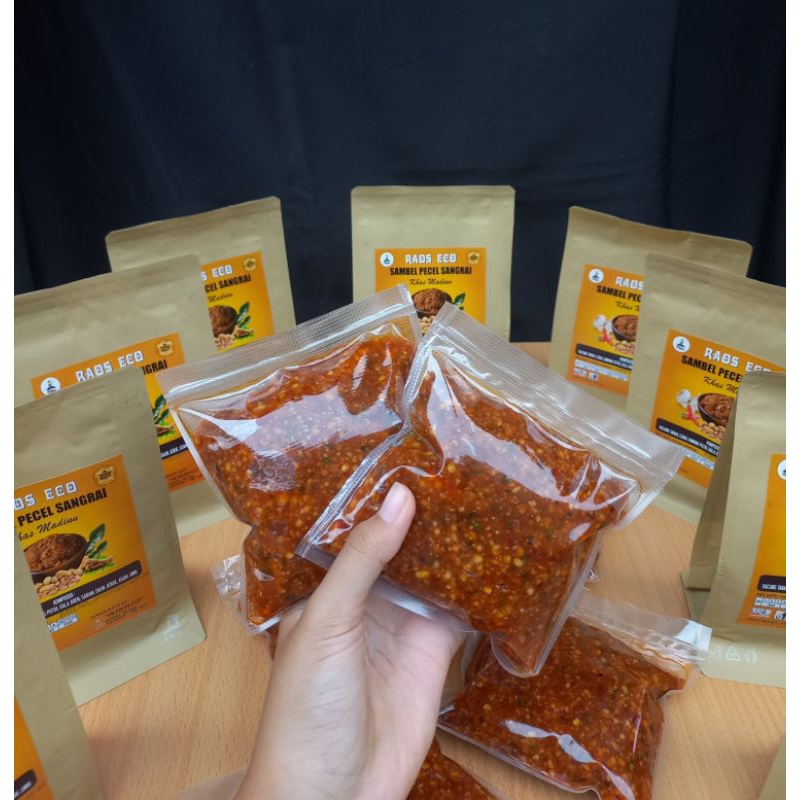 

Sambel Pecel/Bumbu Pecel Sangrai Khas Madiun Raos Eco 200 Gram