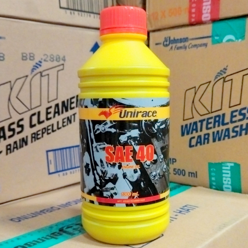 OLI MESIN UNIRACE SAE 40 1 LITER