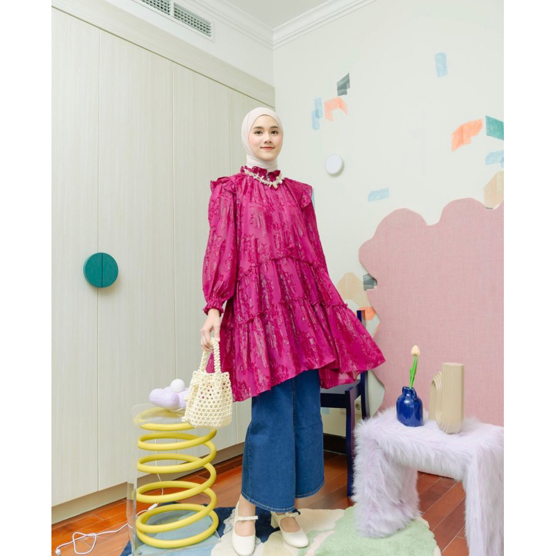 ALAIA PRAMESWARI || MAIRA TUNIC ORGANZA HAIDEE ORLIN || LUIRA TUNIC BY HAIDEE ORLIN || CAMILLE TOP B